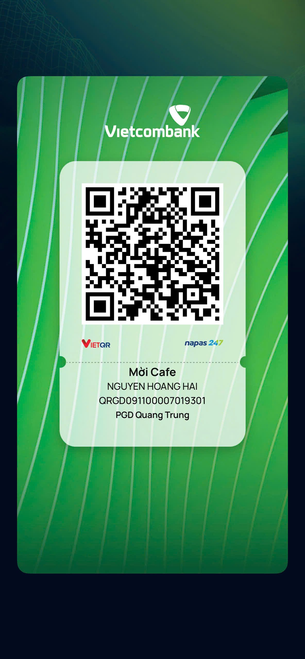QR Mời Cà Phê